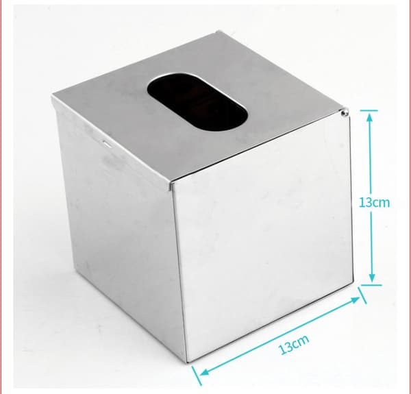 Dekorativ servietholder i metal til papirdispenser