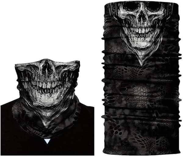 Multifunksjonell bandana-skjerf - Hodeskalle