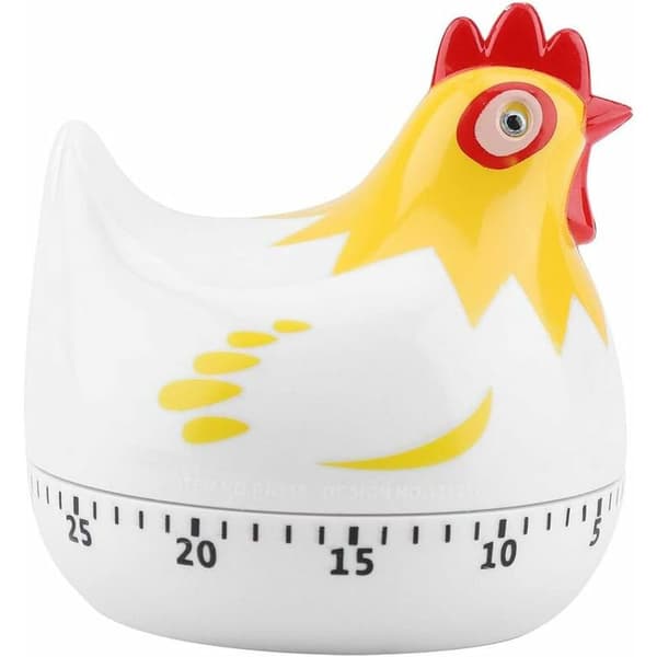Kök Timer Kök Verktyg för Barn Ägg Timer Äggkokare Timer Ugn Timer, Matlagningstimer för Hemkök Vit