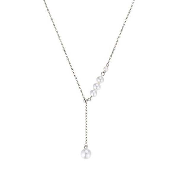 Perlekjede Choker Håndplukket PearlPlated Bead Ball Chain Dain