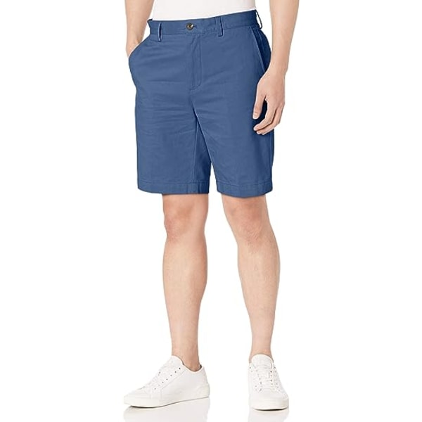 Slim-Fit 9" kort blå XL for menn