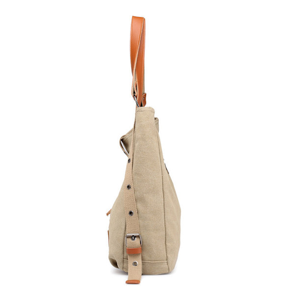 Dam Tote Väska Dam Axelväska Ryggsäck Handväska Stor Canvas Handväska Resväska Messenger