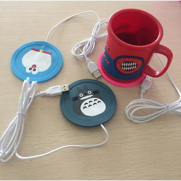 USB-värmare Gadget Cartoon Silikon tunn kopp-Pad Kaffe Te Drick