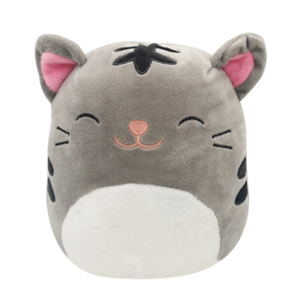 20cm plysj grå tiger bamse
