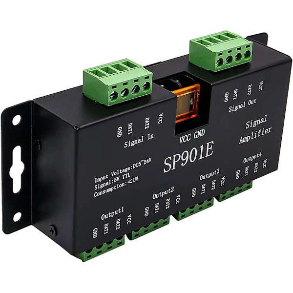 SP901E LED Pikseli WS2812B WS2811 SPI Signaalin Vahvistin Toistin WS2813 SK6812 WS2815 WS2801 SK9822:lle