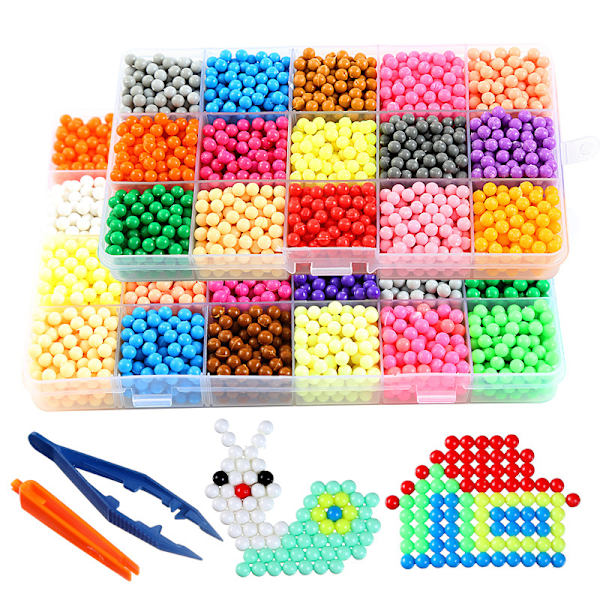 Vann Mist Magic Beads Magisk Vann Sticky Bead Toy - 2400 stykker