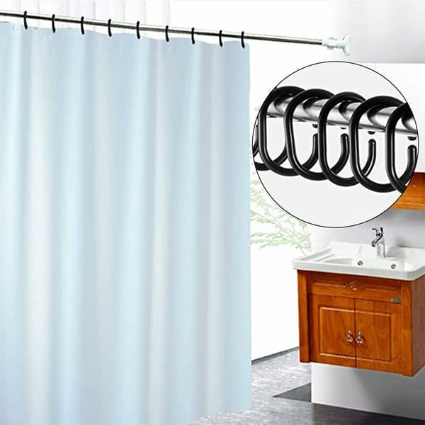 24-pack duschdraperiringar C-ringar krokar i badrummet 24-pack