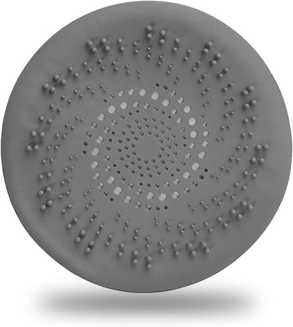 Dusjdeksel i silikon, silikonhårforlengelse, silikonrørfilter for badekar, hårforlengelsesfilterplugg med sugekopp for kjøkkenbadekar, 5 stykker (Da