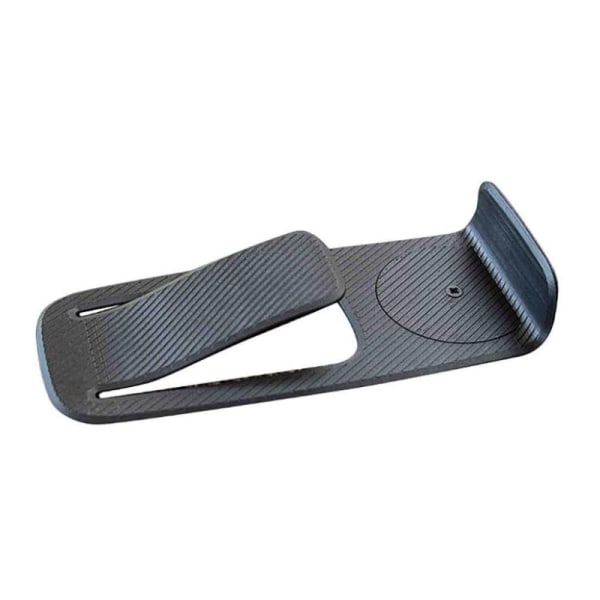 Fjeder - Dørprop med dørbeskytter (sort)，18*8*3cm
