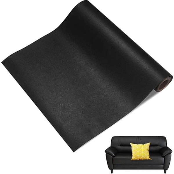 Læderreparationslap 150 x 50 cm, Læderklæberulle - PU Læderreparation - til Sofaer, Håndtasker, Jakker, Autostole, Lædermøbelreparation og R