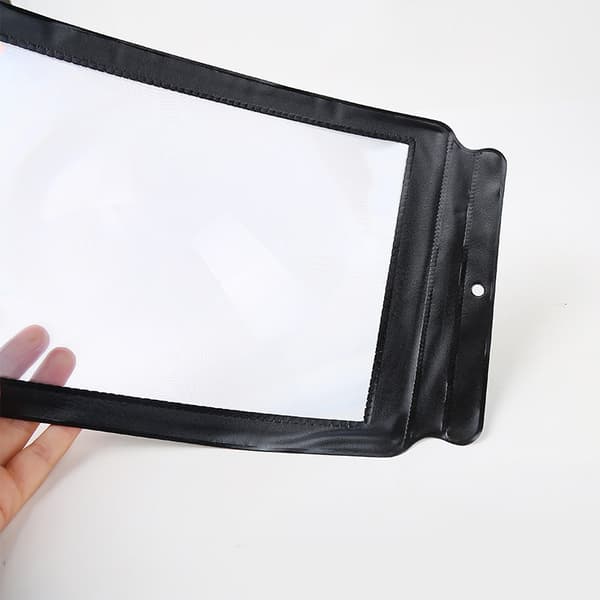 Dæmpbar anti-reflekterende A4 fuldside glas forstørrelsesglas, foldbar, ideel