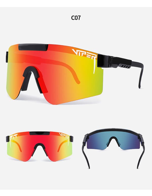 C-sarjan värilliset polarisoidut UV400-aurinkolasit (C07)