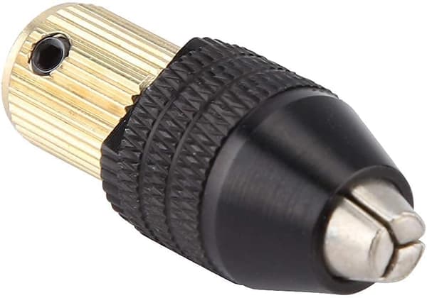 Mini nyckellös chuck borrchuckadapter, mini borrchuck, klämkapacitet borr (5 mm hål)