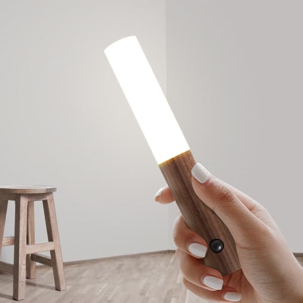 LED trappe bevægelsessensor batteri indendørs træ natlys Porta