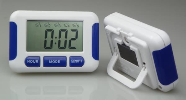 Timer, Multi-Medikament Påminnelse Alarm, Opptil 8 Daglige Alarmer og