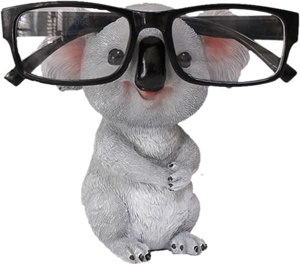 Söt glasögonbåge koala glasögonbåge, glasögontillbehör prydnad