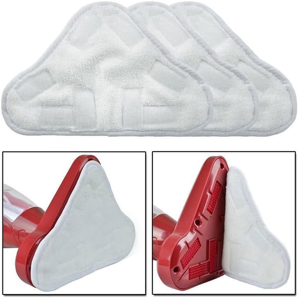 Pakke med 6 vaskbare mikrofiber moppeputer kompatible med H2O X5