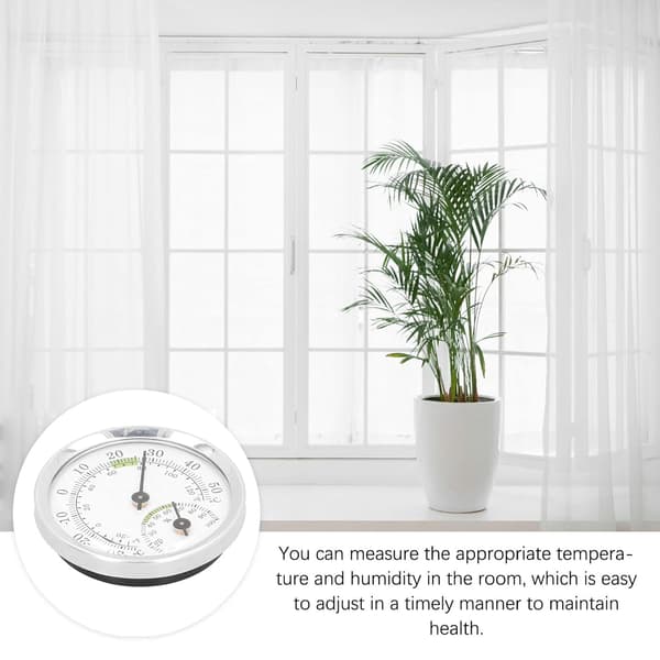 Hygrometer Termometer, Inomhus- och Utomhustermometer, Fuktighetssensor, Inomhushygrometer, Analog Hygrometer, Hygrometer Termometer, Batterifri,