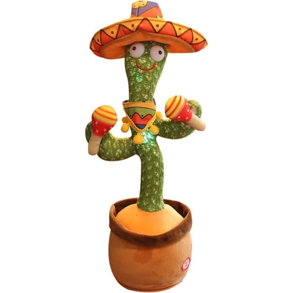 Dancing Cactus Talking Cactus Toy Plysj Baby Toy, Dancing Cactus