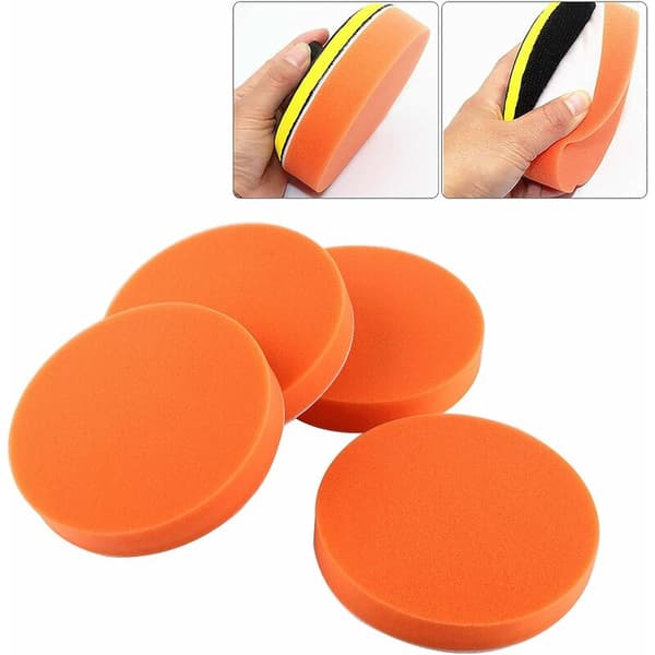 Bilsvamp för polering, 10 st/förpackning 6 (150 mm) svampbuffert vaxningspad kit