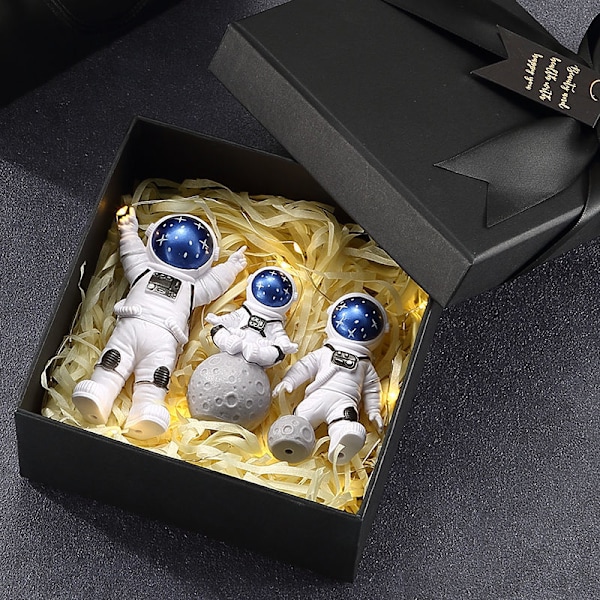 Modern Astronaut Dekor Miniatyrmodell, Astronaut Rymdman Staty