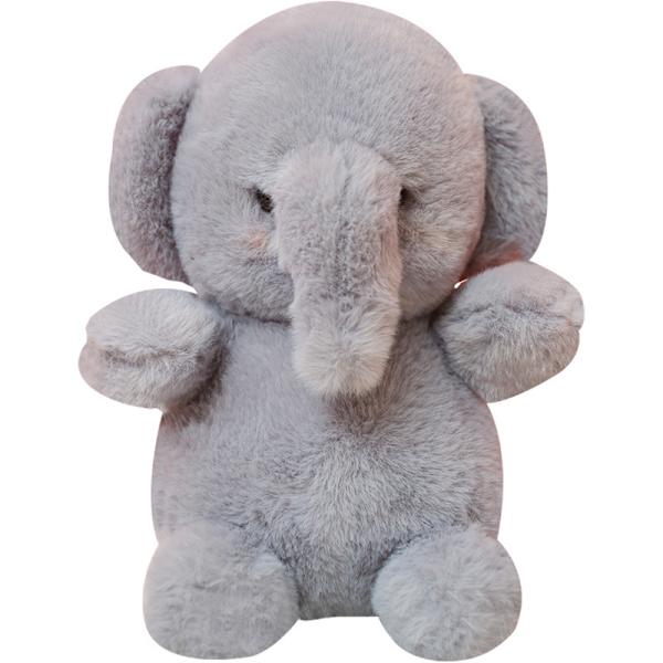Plys elefant bamse børns trøstebamse gave bamse, 1 stk, 23 cm