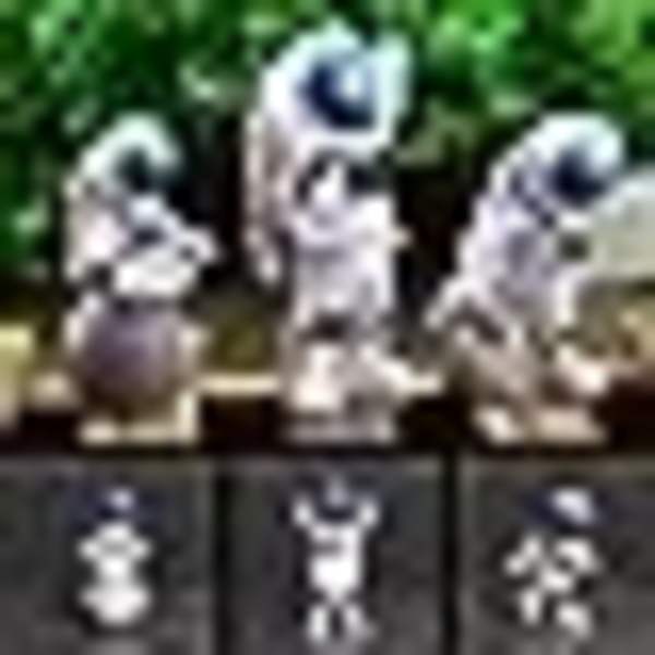 Modern Astronaut Dekor Miniatyrmodell, Astronaut Rymdman Staty