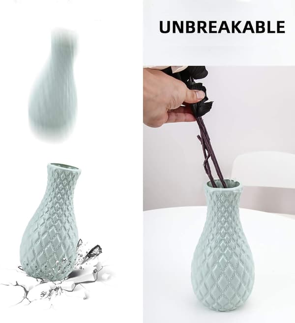 Holdbare, moderne og dekorative plastikvaser til blomster