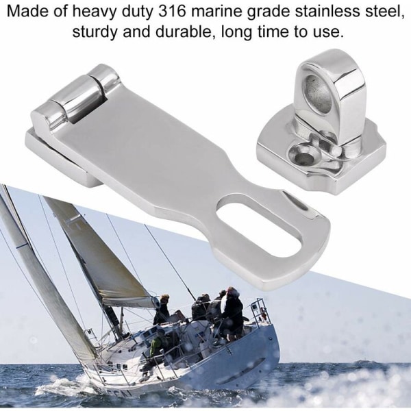 Marine Hatch Fastener, Boat Locker Latch Clamp Anti-Rattle Stainl