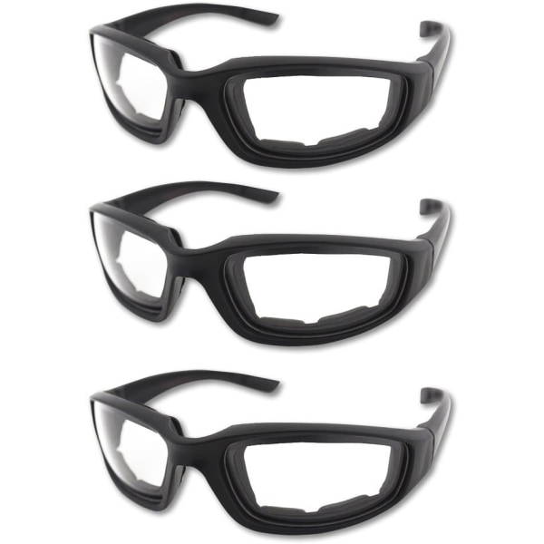 Motorcykelglasögon Vadderade glasögon UV-skydd Dammtät Windpro