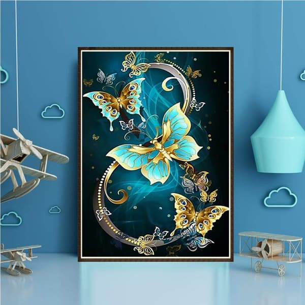 Lämplig för vuxna och barn 5D Diamond Painting kit, DIY Com