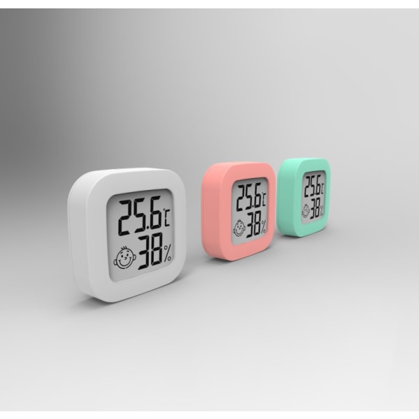Set med 3 st Mini Inomhus Termometer-Hygrometer, Noggrann Indikator