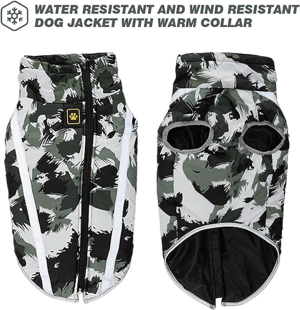 Kallvädershundrockar Loft Reversible Winter Fleece Dog Vest Wat