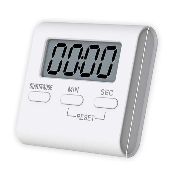 Kök Timer Digital Kök Timer Magnetisk Nedräkning Stoppur Timer Wit