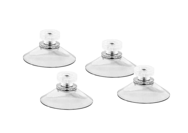 41 mm:n imukupit M4-kierteellä, läpinäkyvät pyörönupit
