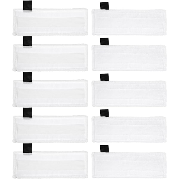 10-pack Mikrofiber Ångrengöringsdukar Ersättningsångmoppdynor för Karcher Easy Fix SC2 SC3 SC4 SC5 Tillbehör Moppdukar