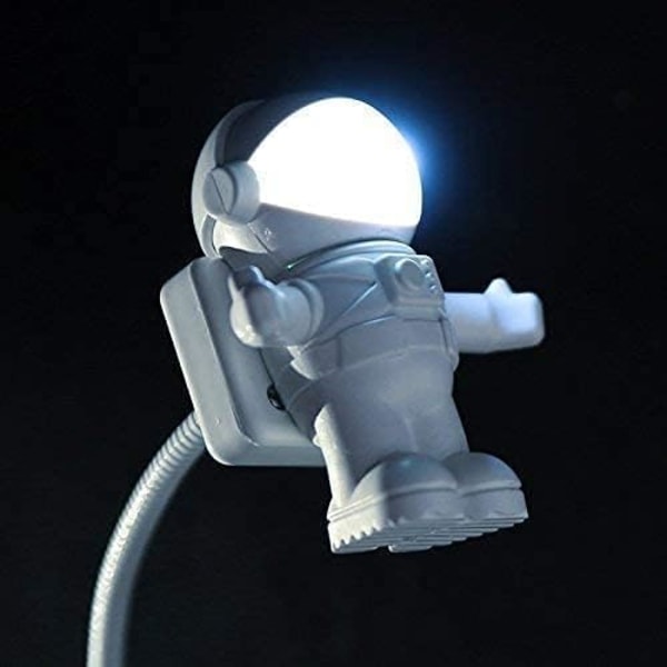 Kreativ Astronaut LED Fleksibel USB-lys til bærbar computer
