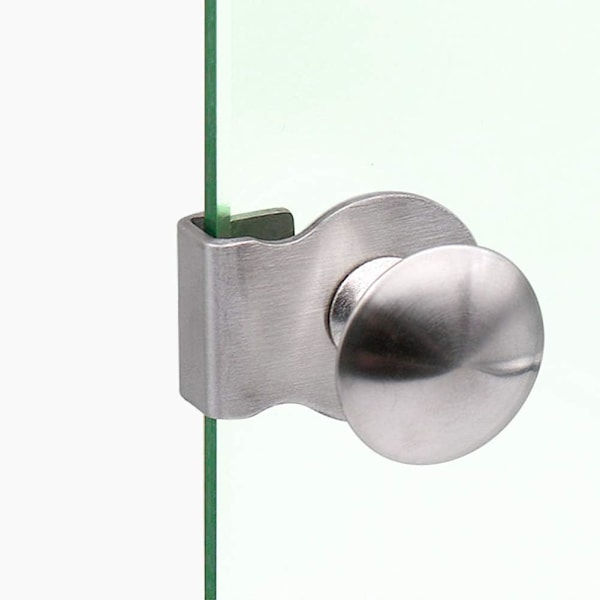 4 stk. Rustfrit Stål Glasdørsgreb Ingen Boring til Vitrine Møbler Glas Skabe Skuffer 5-8mm