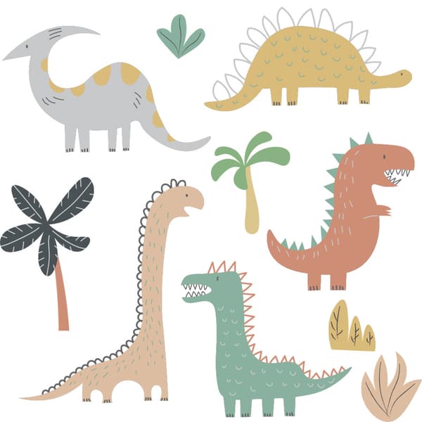 Dinosauruskasvien seinätarrasetti