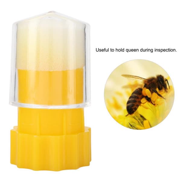 Queen Bee Marker Catcher Bur - 2 stk Plast for Birkjøring Apiculture