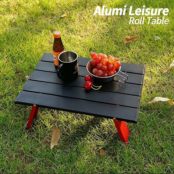 Camping Fällbart Bord, Mini Bärbar Utomhus Strand Picknick Fällbart