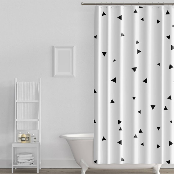 Sød Vandtæt Mildew Proof Bruseforhæng, Badeværelse Bruseforhæng, 200 x 200 cm