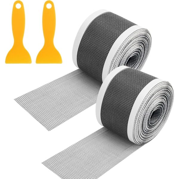 Avløpsfilterklistremerke, 7 cm × 10 m Hårfangerfilter, 2 stk Dusjhårfangere, Engangs Dusjhårfanger for Bad, Badekar, Kjøkkenfilterklistremerke
