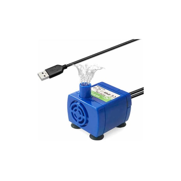 USB Smart Pet Vatten Dispenser Pump Tyst Borstlös Nedsänkbar Pu