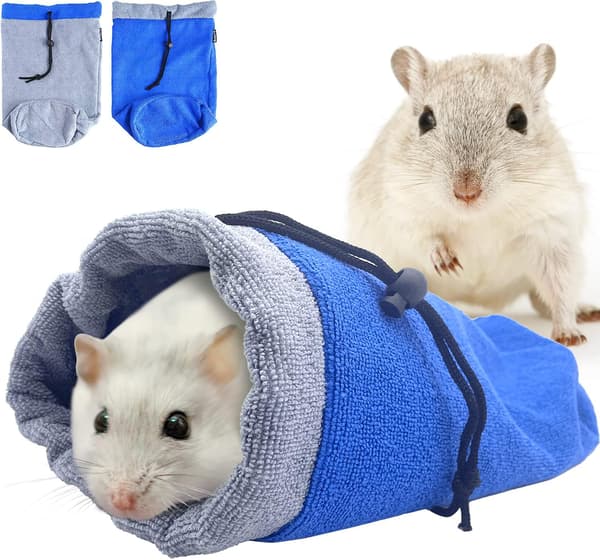 2 stk. Furet badehåndklæde hamster badehåndklæde absorberende håndklæde S