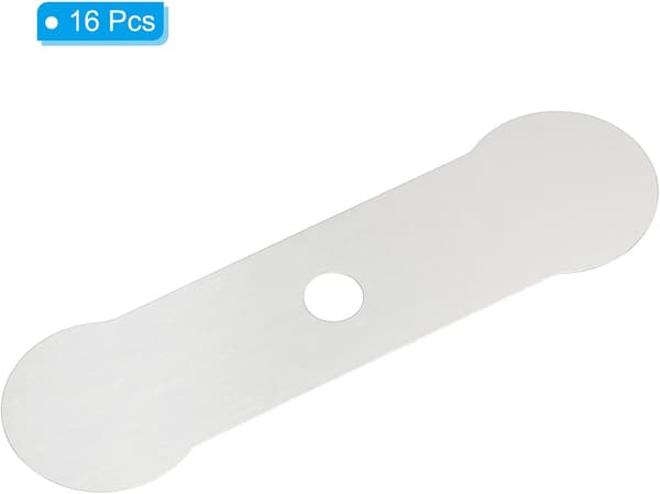 Luftkompressorventilplade, 16 stk. Metaludskiftningstilbehør til luftkompressorer, 14mmx50mm