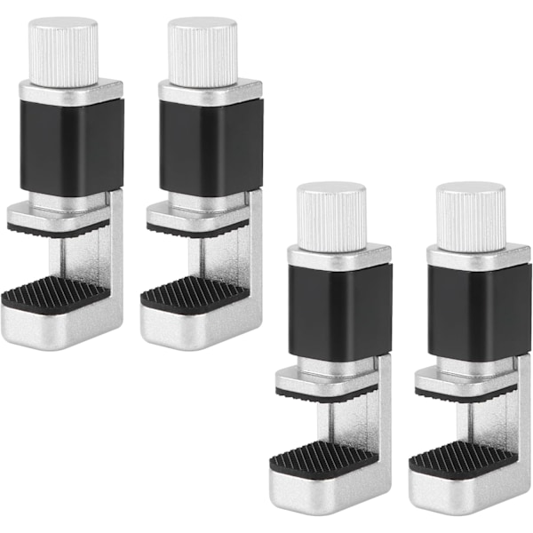 4 stk. Smartphone Skjermklemme, Justerbar Metallklemme for Samsung, Huawei, Tablet, LCD-skjerm