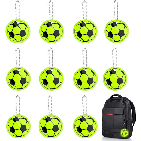 12-pack reflexer för barn, reflexer, reflexer, skolväskor, S