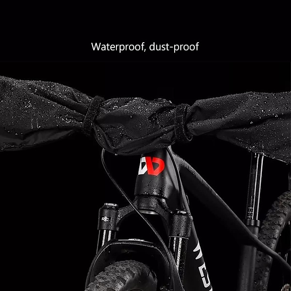 Pack Ebike Styrskydd Regnöverdrag - Skydd Mot Fukt, Damm och Smuts etc., Regnöverdrag för Styre