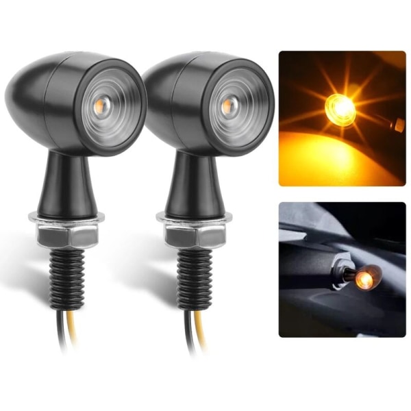 Motorcykel LED Blinklys, 12V 2 stk. Motorcykel Blinklys